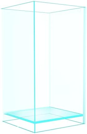 Fzone 2 Gal Nano Rimless Aquarium Low Iron Fish Tank NovaClear Ul...