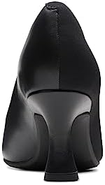 Clarks Women's Kataleyna Rose Pump, Black Leather, 9 | Image 5