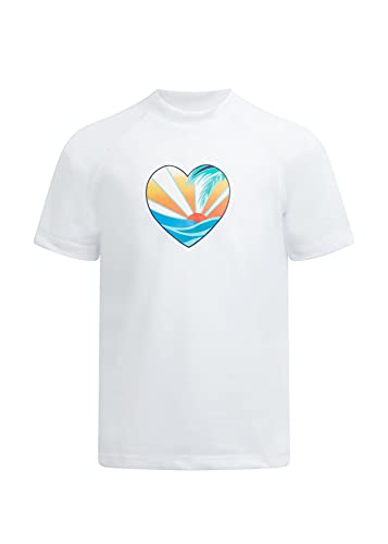 Image of Kanu Surf Girls' Karlie Rash Guard UPF 50+ Sun Protection Short Sleeve Swim Shirt
