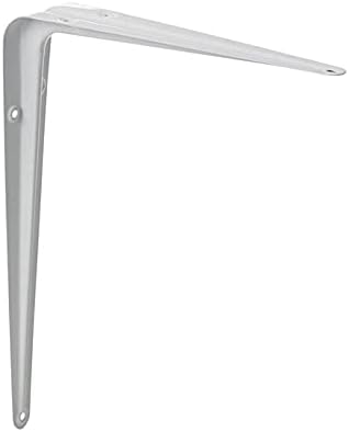 MG-S Shelf Brackets Size 8"X10" in White (3 Pack)