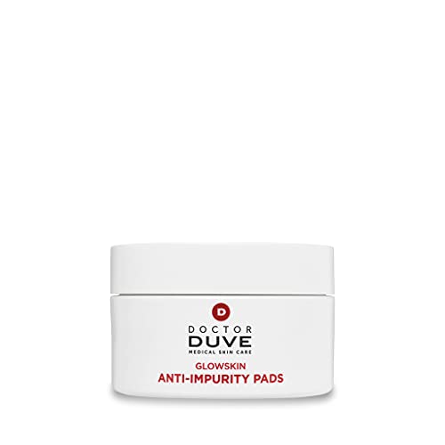 DOCTOR DUVE Glowskin Anti-Impurity Pads - Die SOS-Pflege bei Akne mit Teebaumöl, Salicylsäure und Zinkgluconat - minimieren übermäßige Talgproduktion und öffnen verstopfte Poren (60 Pads) Cover