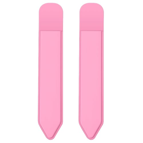 Image of MoKo Pencil Case Holder Sticker for Apple Pencil, 2Pcs Flowers Pink | Elastic Pencil Pocket Pouch, Adhesive Sleeve, Attached to iPad Case, For Pro /USB-C /1st /2nd Gen and Similarly Stylus Pens
