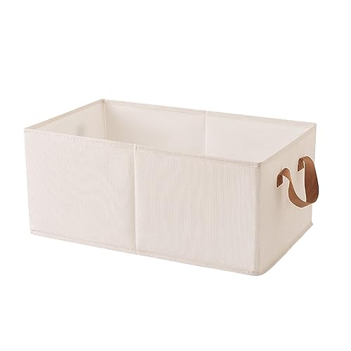 Almacenamiento Calcetines | Caja de almacenamiento blanca impermeable a la humedad, Contenedores de almacenamiento de algodón, caja de almacenamiento plegable de tela lavable, caja de