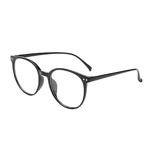 Image of TAORANJU Blue Light Blocking Glasses for Women Men, Small Face Glasses Curved Frame TV Glasses Fashion Computer Reading Glasses for Anti Dry Eyes, Anti Glare (Non-Prescription)