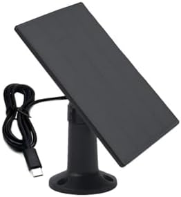 5W Solar Panel for Security Cameras with USB and USB-C Ports, Col...