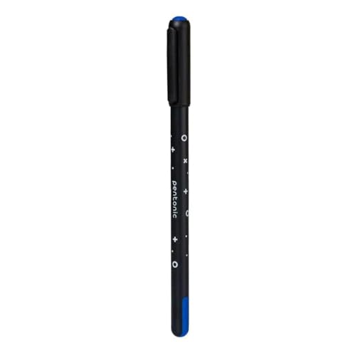 Image of Pentonic Cipher 0.5mm Ball Pen, Black Body Blue Ink (Set of 10 x 3)
