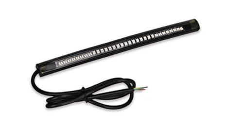 Feu arrière de moto flexible à 48 LED avec clignotants intégrés pour custom et roadster