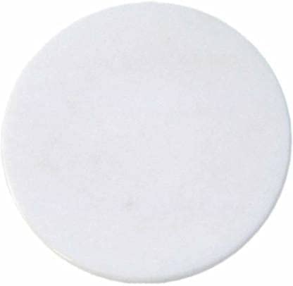 EAKDANT PRODUCT White Marble Chakla Ring Base Rolling Pin Board Roti Maker, 9 Inches Diameter