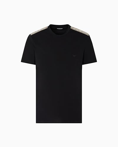 Emporio Armani Men's S/Sleeve T-Shirt, Black, S, Black, Small
