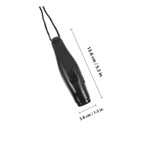 Silbato electrónico para árbitro ibasenice ABS negro miniatura 2