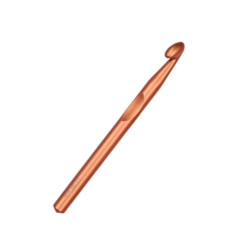Large Size Crochet Hook 10mm Crochet Hook Long Crochet Needle QLRFFLJOY Metal Crochet Hooks DIY Yarn Weaving Tools for Knitting Blankets Carpets and Shawl (10.0 mm)