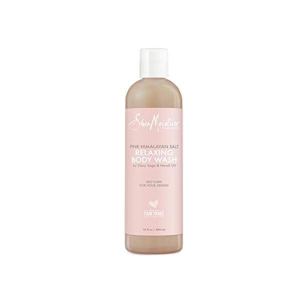 SheaMoisture Relaxing Body Wash All Skin Types Cruelty Free Skin Care Made with Fair Trade Shea Butter, Pink Himalayan…