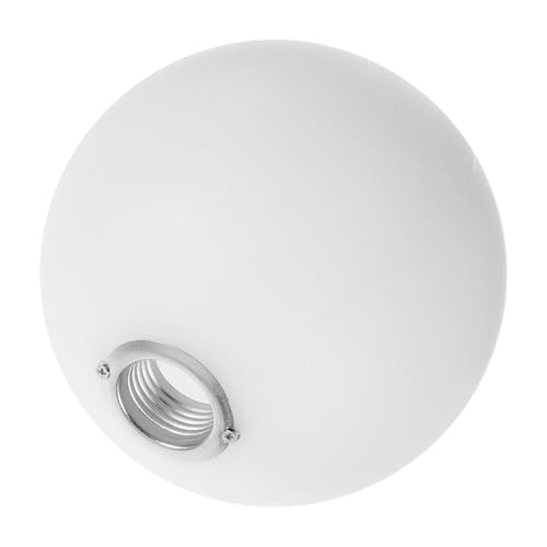 Abaodam 球体デザインソケット用ランプシェード 径 耐錆性高強ランプカバー 簡単取り付け 防落構造 リビングや寝室向け照明アクセサリー