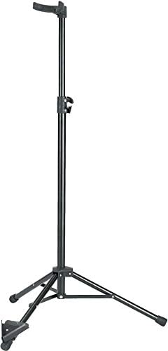 K&M Konig & Meyer 14160.000.55 Electric Double Bass Stand Adjustable Height | Flex Up or Down Support Bracket | V-Shaped End Pin Base | Compact Fold | German Made Black image 2