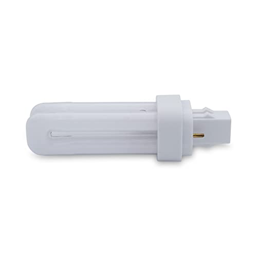 lumenivo 13 Watt Quad Tube Fluorescent Lamp with GX23-2, 2 Pin Base 3000k Soft White U Shaped Compact Fluorescent Bulbs 2 Pin - PLC 13w 2 Pin Double Tubes CFL with 810 Lumens Output - 1 Pack