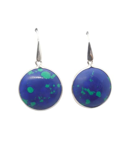 Boucles d'oreilles chrysocolle naturelle pour sublimer vos tenues d'été