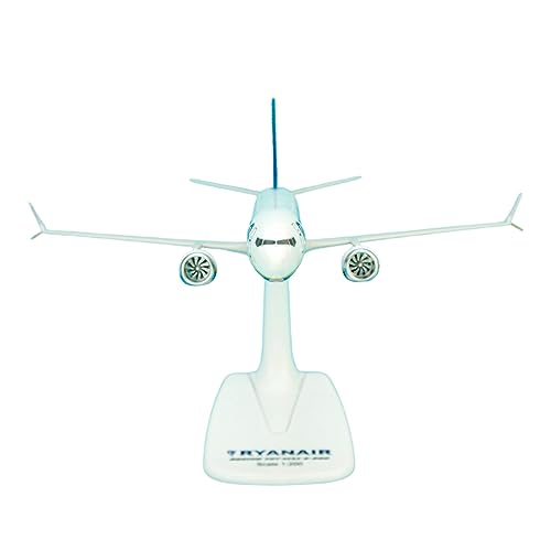 Miniatura 4 de Aeroclix Ryanair Modelo Avión Boeing 737 Max 8-200 Ei-Hgl 20 Cm Modelo Snap-Fit