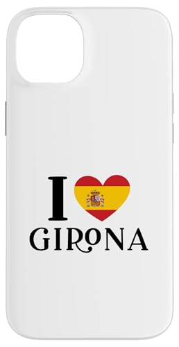 I Love Girona �X�y�C�� �n�[�g �X�y�C������ �X�}�z�P�[�X iPhone 14 Plus �p