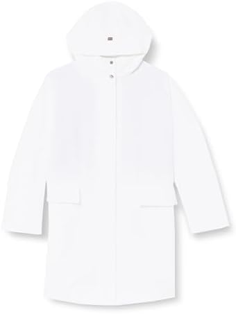 Geox Women's W NAHALA Coat Jacket, Brilliant White, 38