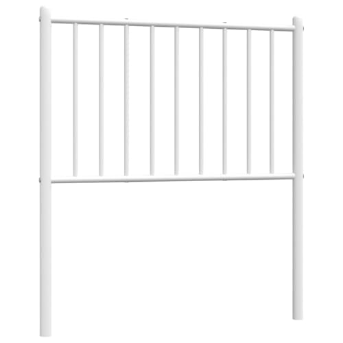 VidaXL Cabecero de Metal Blanco 80 cm