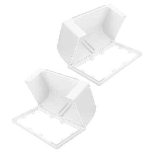 Tofficu Copertura Per Presa Di Da Parete 2 Pezzi, Protezione Della Presa Del Bagno Resistente Alle Intemperie, Copertura Della Spina Design Senza Fori Per Cucina e Ufficio