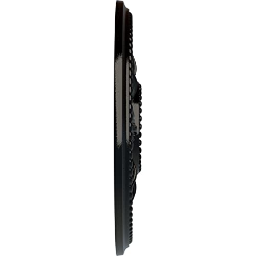 Image of Ekena Millwork CM18EDBPS Edinburgh Ceiling Medallion, Black Pearl