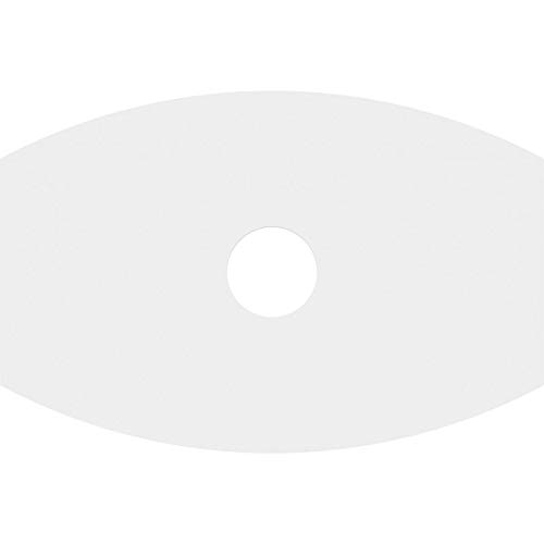 Image of Ekena Millwork CMP36X24KY-06000 Kailey Architectural Grade PVC Contemporary Urethane Ceiling Medallions 36 inchW x 24 inchH x 6 inchID x 19 1 /2 inchC x 1 inchP
