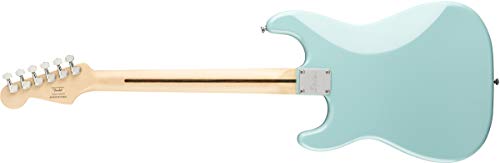 Fender Squier by Fender Bullet Stratocaster Touche en laurier Turquoise tropical - Les Beatles, Paul McCartney, John Lennon, RIngo Starr, George Harrison Fender Squier by Fender Bullet Stratocaster Touche en laurier Turquoise tropical – Image 3
