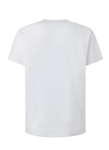 Pepe Jeans Herren Eggo N T-Shirt, White (White), S – Ansicht 6