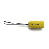 restube Fischietto di emergenza super forte con frequenza a 2 toni con cordino, ideale per nuoto, kayak, canottaggio, sopravvivenza in acqua, escursionismo, campeggio, arrampicata, giallo