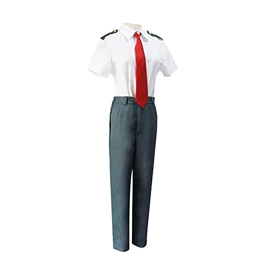 Zhongkaihua My Hero Academia Jk - Disfraz de cosplay de Midoriya Izuku de manga corta, uniforme escolar, vestido completo para fiesta