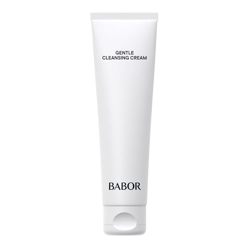 BABOR Gentle Cleansing Cream für trockene und empfindliche Haut Besonders milde hautfreundliche und cremige Reinigungslotion Vegane Formel Gentle Cleansing Milk x 200 ml
