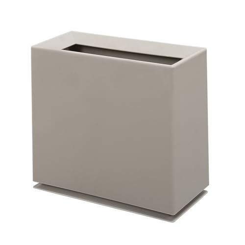 Poubelle de bureau étroite 8 litres rectangulaire gain de place petit espace moderne
