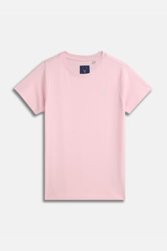 Image of Allen Solly Boys' Crew Neck T-Shirt | Stag Logo | Cotton | Regular Fit | Everyday Kids Casual Wear