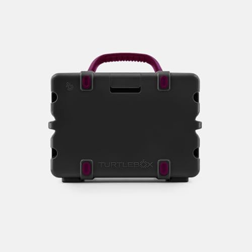 Image of Turtlebox Original Gen 3: Portable Outdoor Bluetooth Speaker - Ultra-Loud (120dB), Waterproof (IP67), Rugged, Impact-Resistant, 3-Day Battery | Party Mode: Unlimited Pairing Stereo, Gray /Maroon