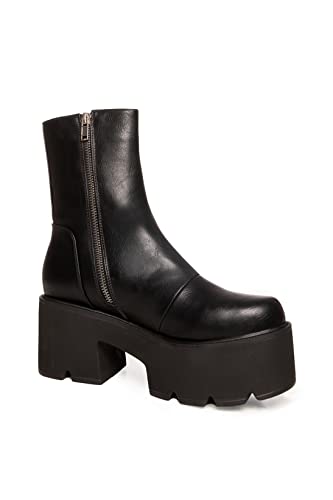 LAMODA Tell Me Lies, Botas Altas hasta la Rodilla Mujer, Color Negro, 39 EU