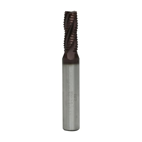 Image of HFS(R) Roughing End Mill Square End Mill 4 Flute M42 8% Cobalt TiAlN for Steel 5 /16 inch Dia.