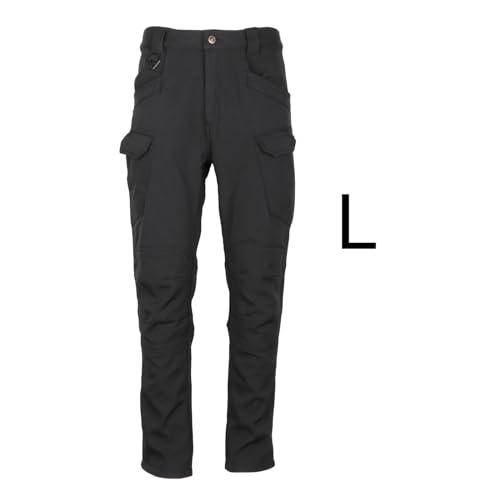 Vaveren Calça de carga dos homens calças de trabalho respirável inverno quente casual macio moletom