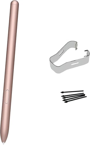 Stylet pour Samsung Galaxy Tab S7 Plus pointe de rechange et accessoires stylo rose