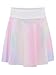 Zaldita Kids Gym Skort Outfit Trendy Tie Dye T Shirt Athletic Skirt Combo for Play School Sports Pink 11-12 Years