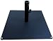 Tropishade Commercial Grade Steel Plate Umbrella Base, Black, 50 lbs