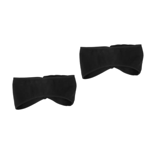 ibasenice Warm Headdress Ear Warmer Comfortable Protective Headband for Running Winter Sports Stretchy Polar Fleece Earmuffs with Breathable Windproof Design