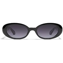 QUAY Ever After Sunglasses, Narrow Round Sunglasses For Women With UV Protected Lenses, Trendy Sunglasses For Women
