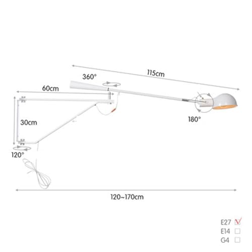 Applique LED à bras orientable pour un éclairage de studio précis - 2
