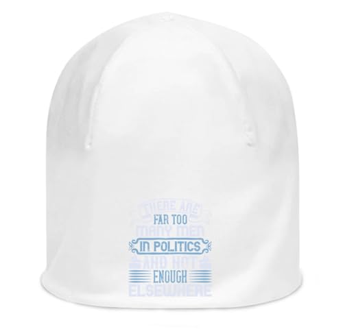 Bonnet Slogan en Coton Blanc Extensible un Style Unisexe Confortable