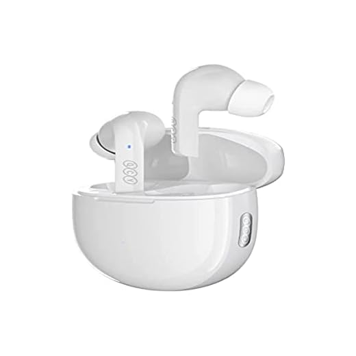 Fone de Ouvido Bluetooth QCY T18, Fones de Ouvido sem Fio Qualcomm QCC3050 com Microfone, aptX Adaptive Sound, aptX Voice, Multiponto, 30 horas de reprodução