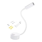 Lampe de lecture de lit : fabriquée en métal et abs sûrs, cette lampe de lecture est et peut être utilisée longtemps. lampe de lecture de tête de lit