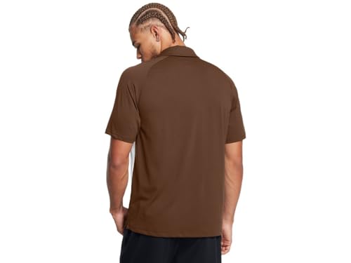 Image of Under Armour Men's Husky Boys' B0DGBCC5TX, Cleveland Brown-White