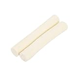 QUARKZMAN 2 Stück 3.9" Natürliche Holzstämme 0.6" Durchmesser Rustikale Holzäste Für DIY Bastelprojekte Wohnaccessoires Fotoprops Weiß