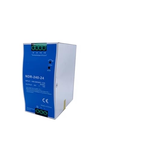 Alimentation à découpage NDR-240W 24V sur rail DIN pour armoire électrique industrielle